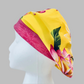 Euro Cap-Hawaiian yellow and pink