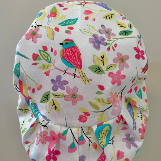 Euro Surgical Scrub Cap-Spring Bird