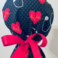 Ponytail-Stethoscopes with Red Hearts