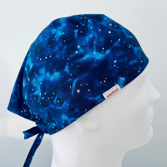 Scrub Cap-Blue Galaxy