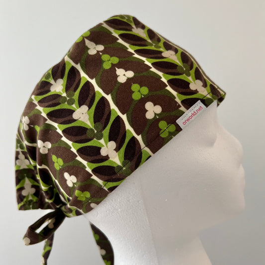 Scrub Cap-Chocolate Mint