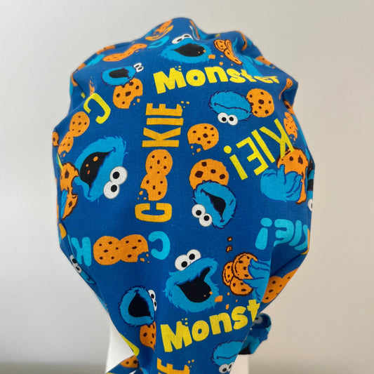 Scrub Cap-Cookie Monster