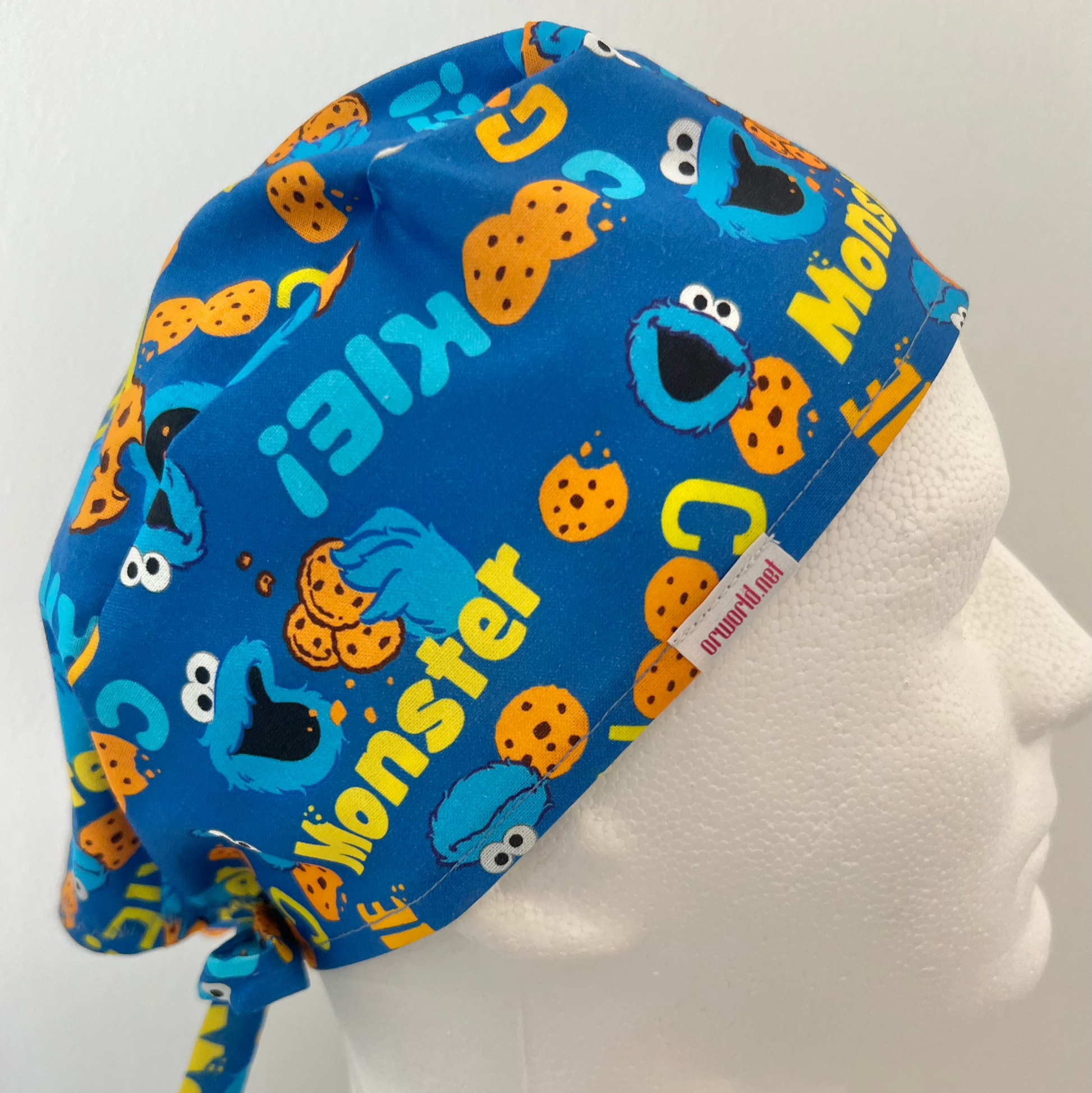 Scrub Cap-Cookie Monster