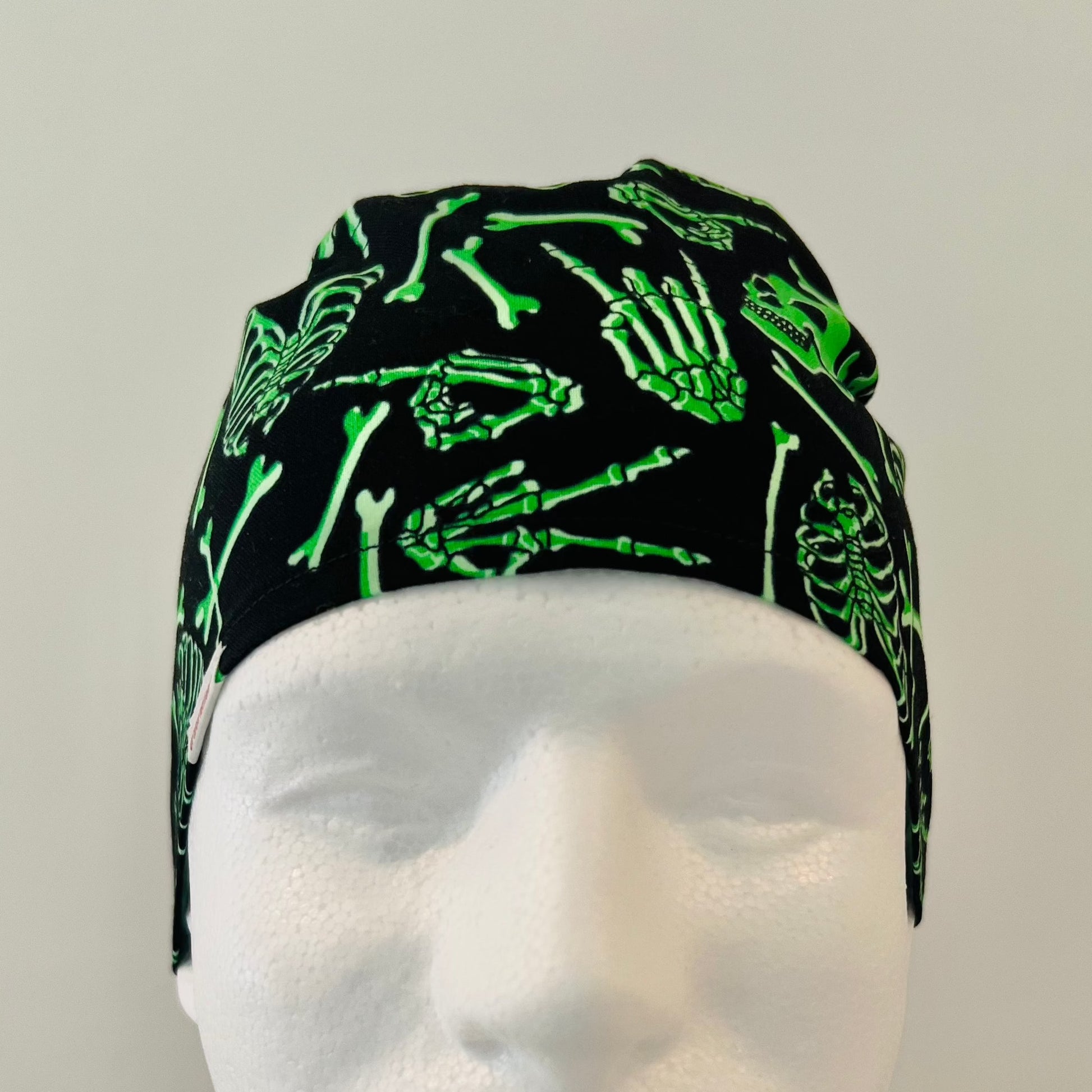 Scrub Cap-Glow in the Dark-Skeleton