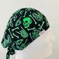 Scrub Cap-Glow in the Dark-Skeleton