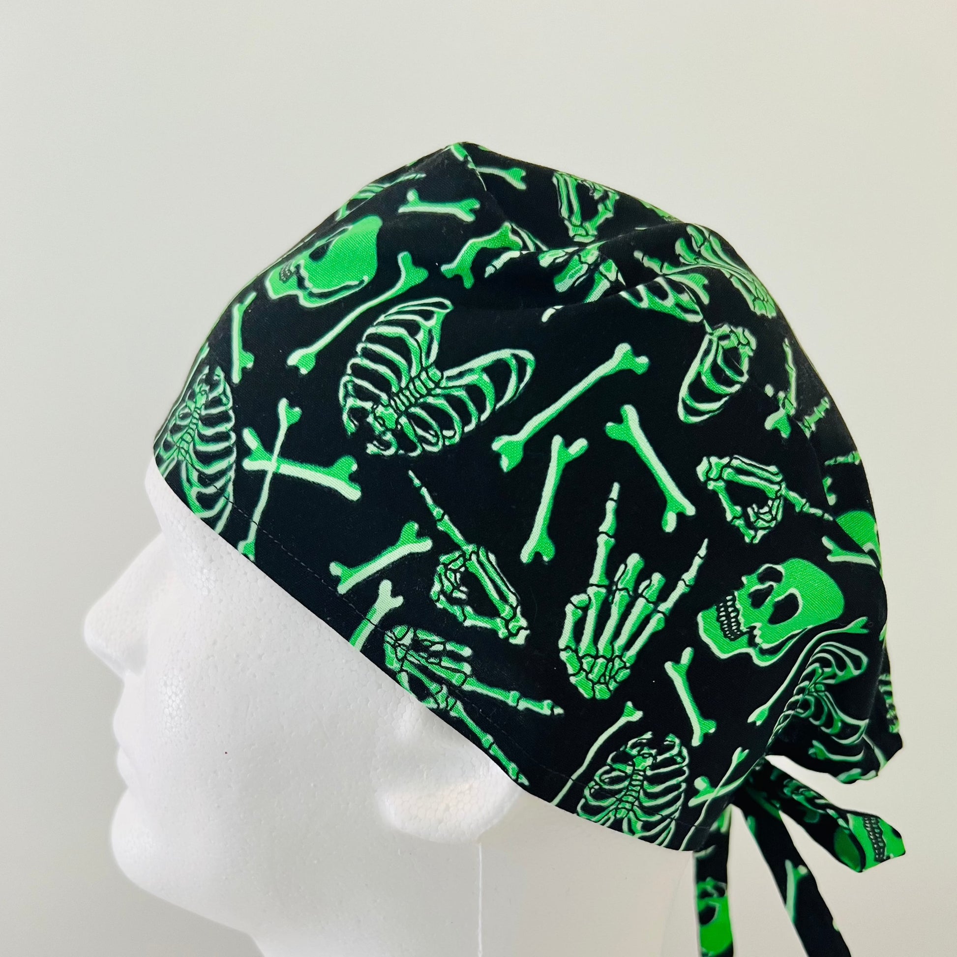 Scrub Cap-Glow in the Dark-Skeleton