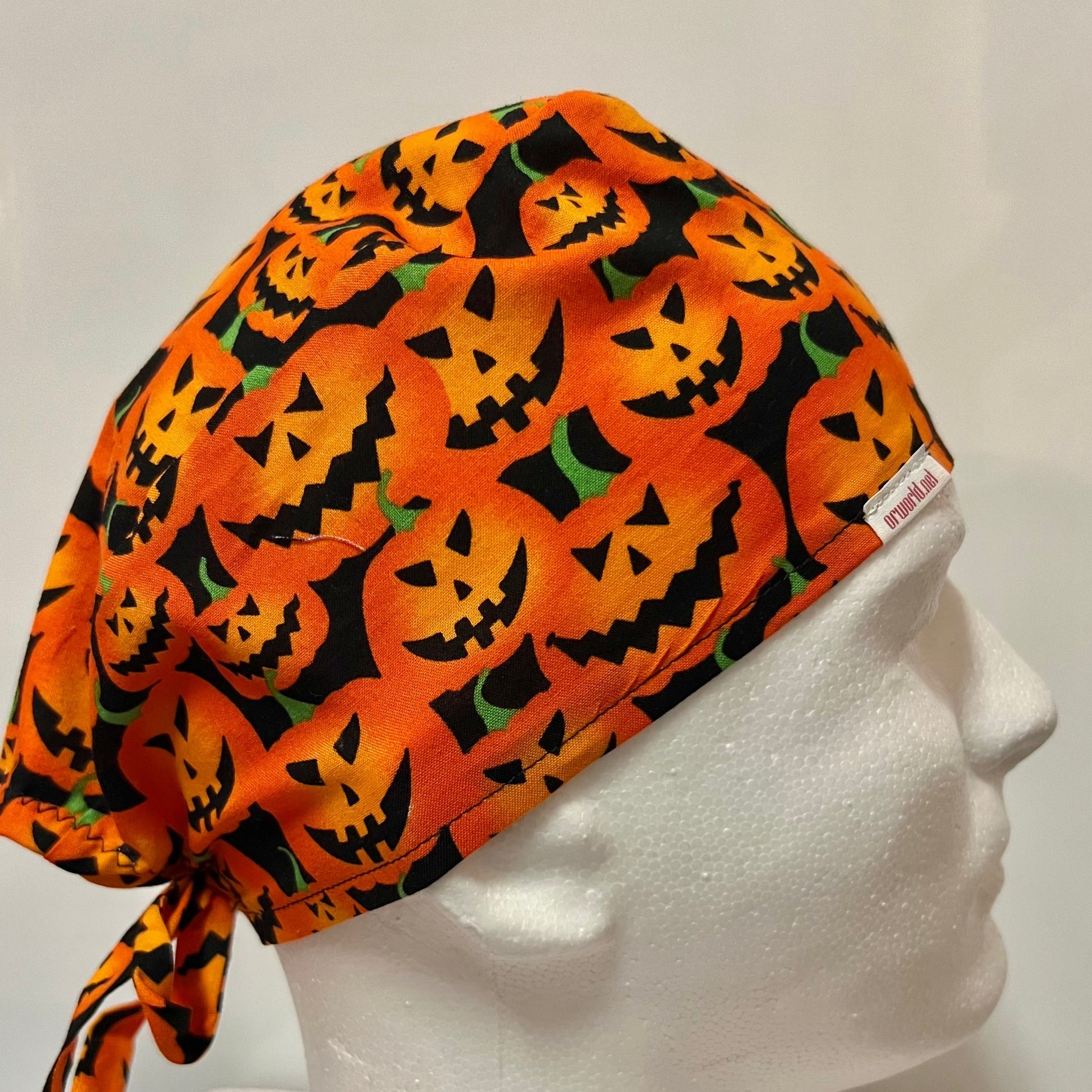 Scrub Cap-Halloween-Pumpkins