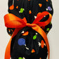 Ponytail- Candy Corn and Lollipops-With Orange Ribbon Ties