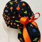 Ponytail- Candy Corn and Lollipops-With Orange Ribbon Ties