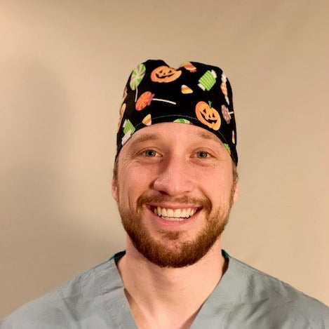 Scrub Cap-Halloween-Trick or Treat