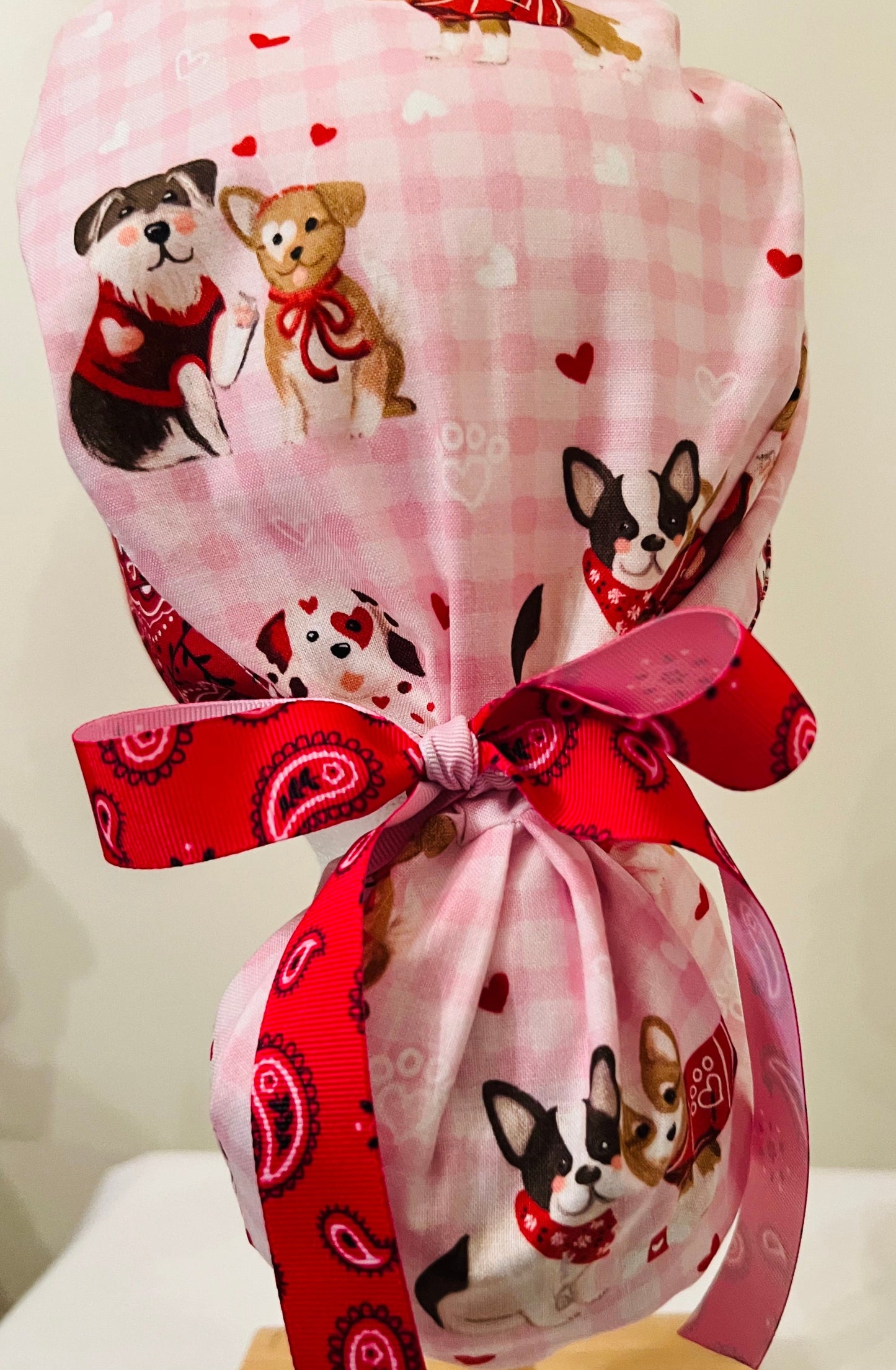 Ponytail - Valentines Dogs Bandana