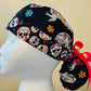 Ponytail-Sugar Skully with Pink Ribbon Ties