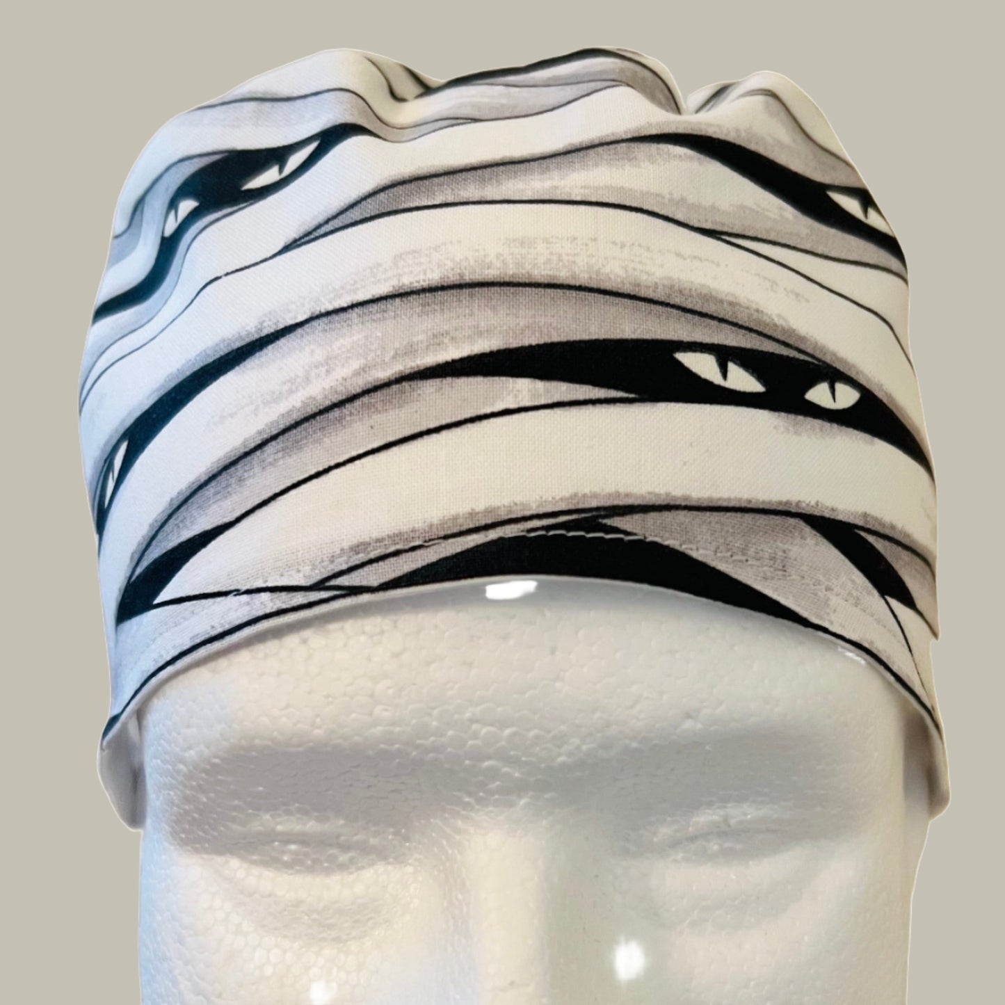 Scrub Cap-Halloween-Mummy