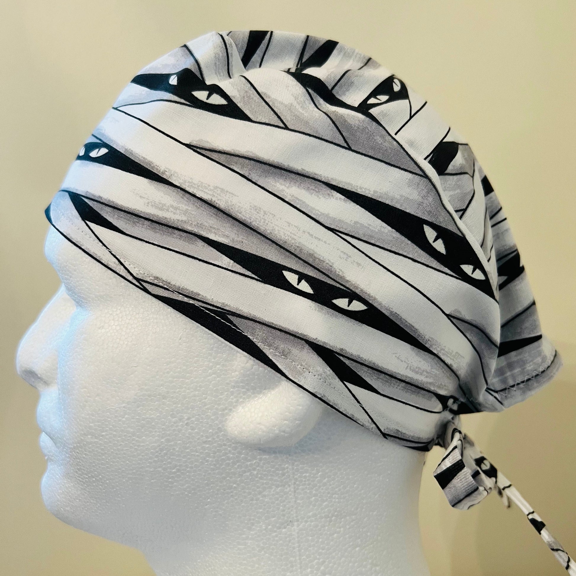 Scrub Cap-Halloween-Mummy