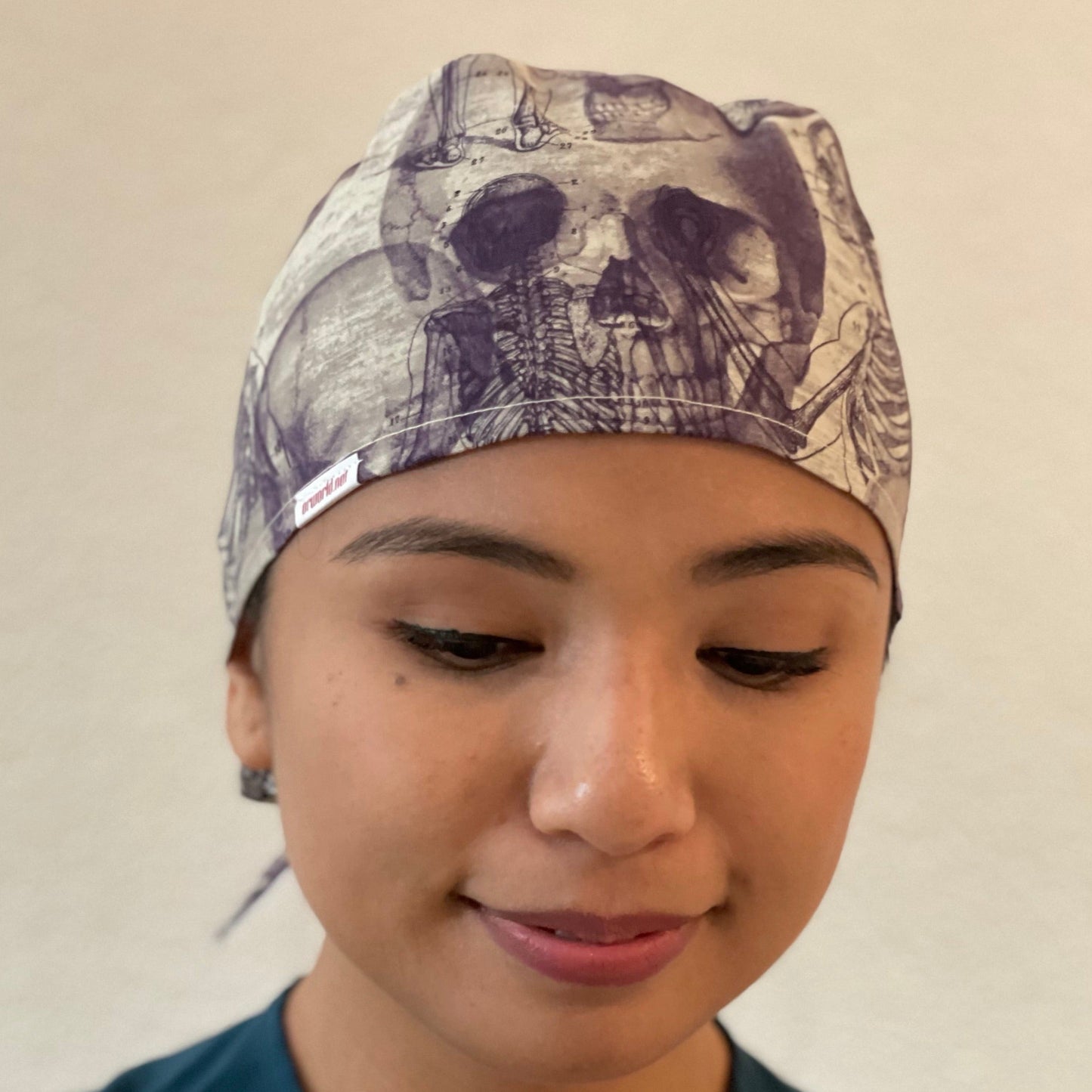 Scrub Cap-Skeleton-Halloween