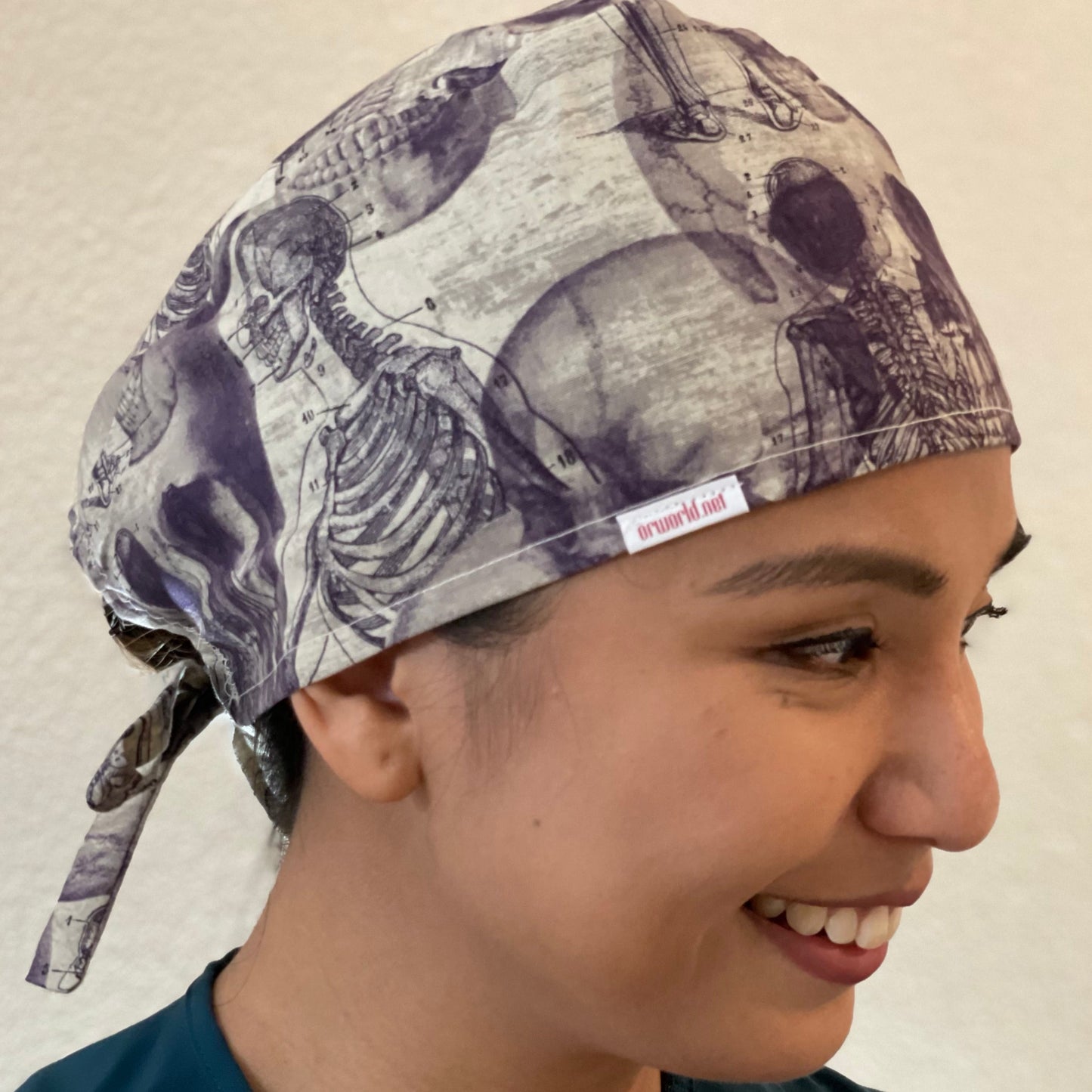 Scrub Cap-Skeleton-Halloween