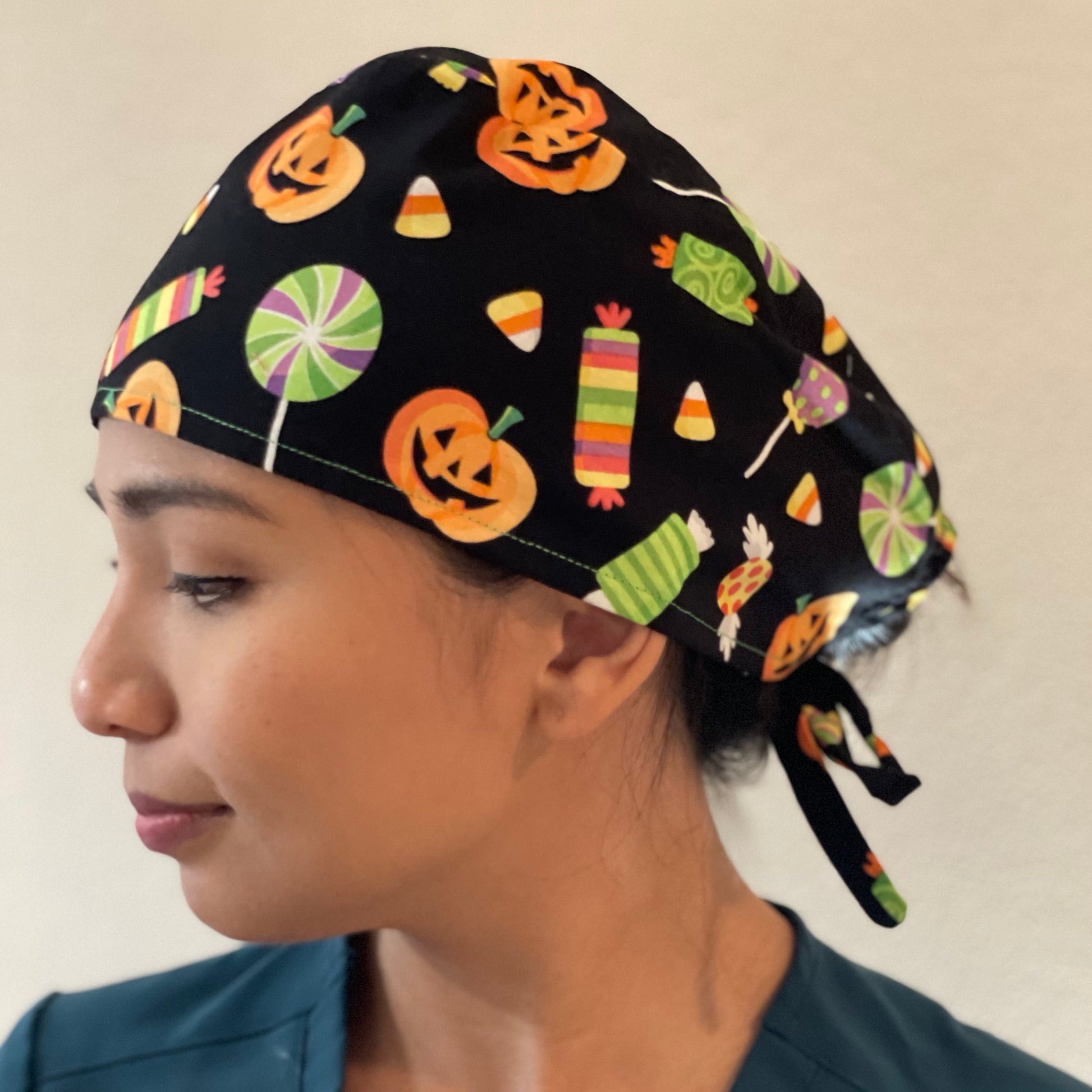 Scrub Cap-Halloween-Trick or Treat